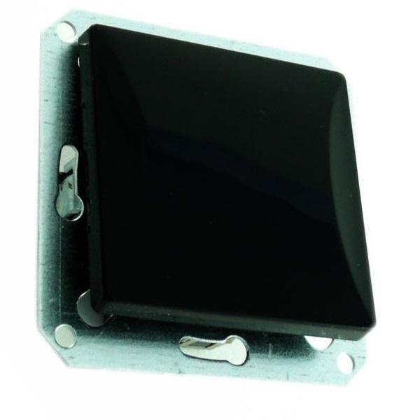 Abex Perła matt black - single-pole switch WP-1P