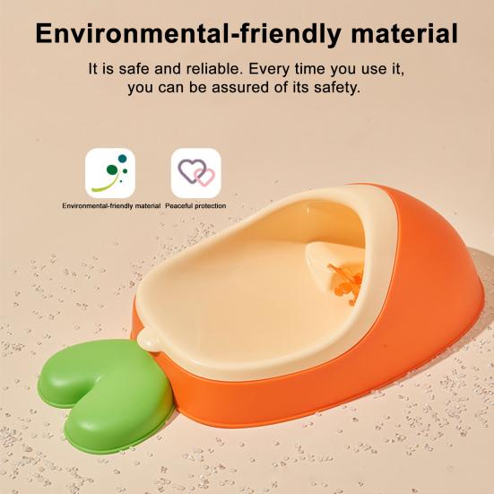 Детский писсуар Yousheng, горшок, съемная конструкция, форма морковки, интерактивное обучение, тренировочный туалет для малышей, тренажер для ванной комнаты, полезный инструмент