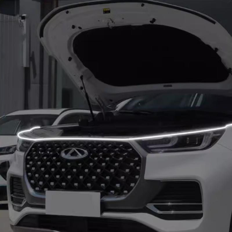 Chery Tiggo 8 Pro Автомобильный светодиодный капот дневных ходовых огней полосы водонепроницаемая гибкая авто декоративная сквозная лампа