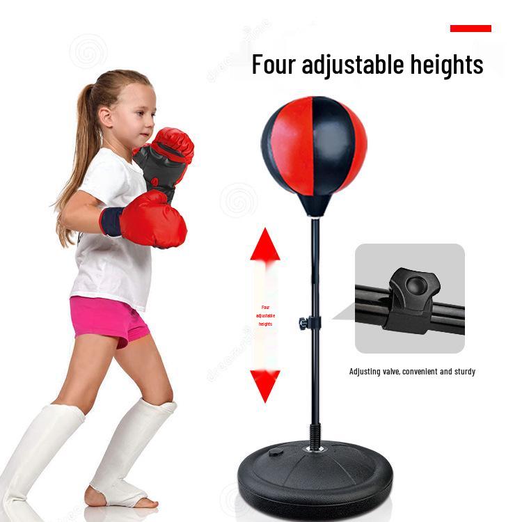 Kids Vertical Punching Ball Boxing Speed Bag Exercise Toy