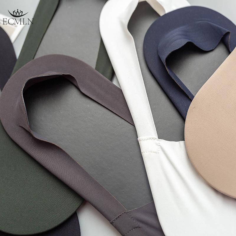 Мужские носки Ice Silk, дышащие, нескользящие, силиконовые, невидимые, хлопковые, однотонные, удобные, лодочные носки