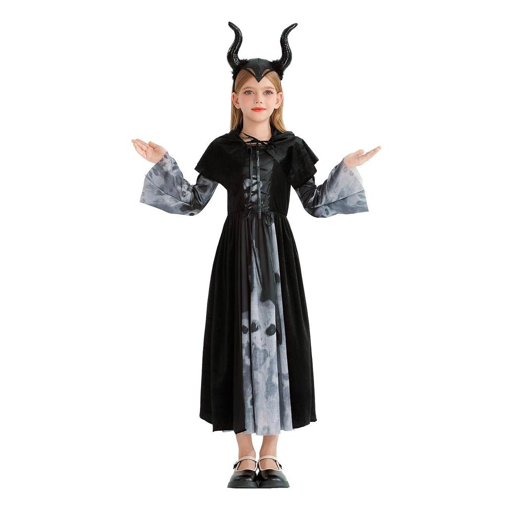 2026 Halloween Costumes for Kids: European & American Styles - Skeleton, Witch, Vampire, Funny Dresses for Girls