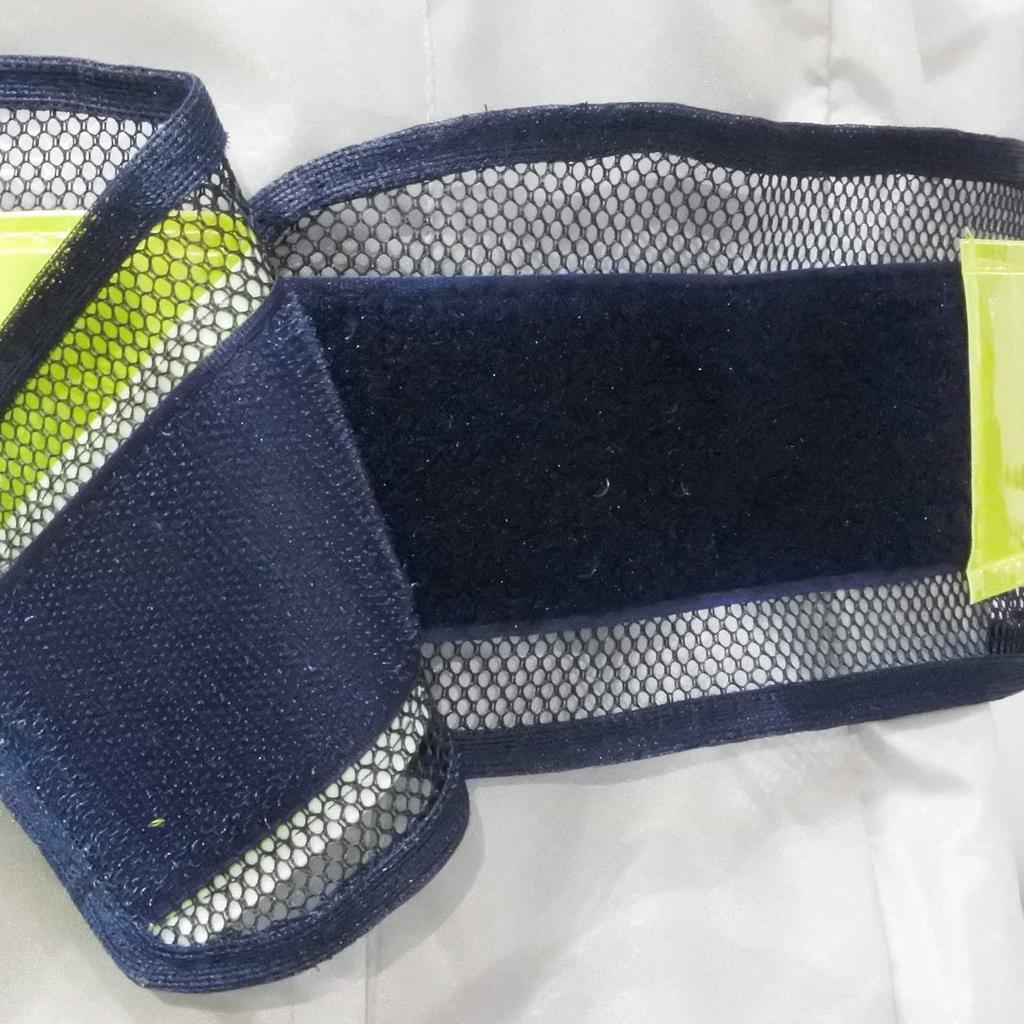 Светоотражающий жилет Fuji Gloves Industry Safety Vest, темно-синий x белый, один размер подходит всем, со светодиодной подсветкой, 2060