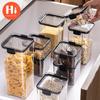 Sealed Food Storage Containers Bulk Jar Set for Cereal Plastic Organizer Kitchen Box Refrigerator Airtight Pantry Canister