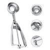 Stainless Steel Ice Cream Spoon Spring Handle Mash Potato Watermelon Ball Spoon Ice Cream Mold Home Kitchen Accessories Gadgets