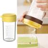 Rotatable Lid Grated Cheese Bottle Dustproof Barbecue Seasoning Jar Cheese Sprinkler  Cumin Powder