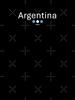 Third World Argentina: Country + 3 Dots for Dark Colors Oversized T-Shirt