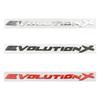 Car ABS Rear Trunk Letters Logo Badge Emblem Decals Sticker For Lancer Evolution X Styling Decoration Accessories