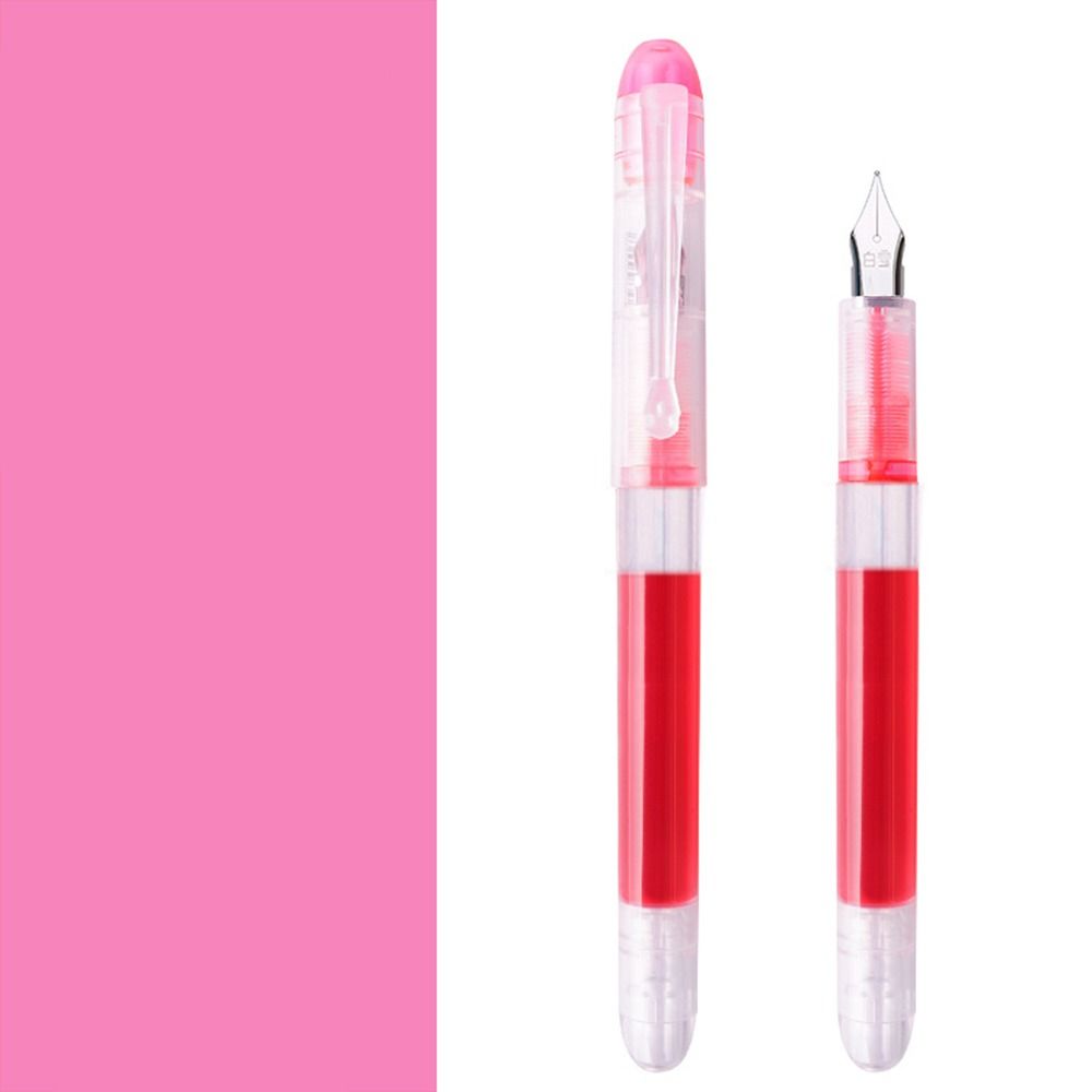 F Nib Writing Ink Pens Large Capacity Straight Liquid Pen Fashion Fountain Pen  School Supplies