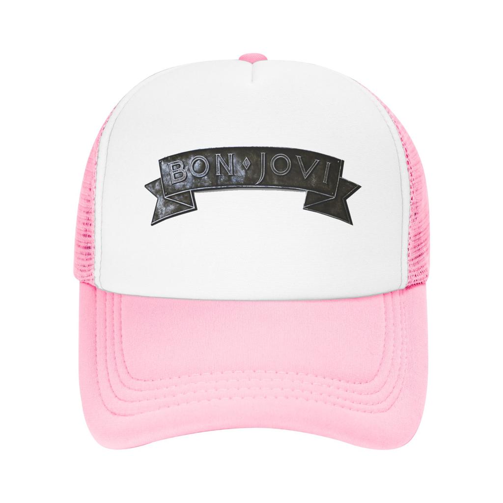 Fashion Bon Jovi Rustic Resonance Mesh baseball cap Vintage Distressed Black Cap