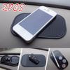 2Pcs Car Non-slip Mat Dashboard Sticky Pad Phone Coin Sunglass Tablet Anti-slip Mat