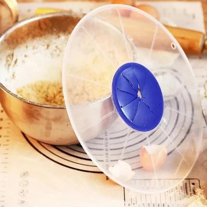 Миски для яиц Венчики Крышка-сетка Взбивать Цилиндр для выпечки Защита от брызг Крышки Кухонные водонепроницаемые