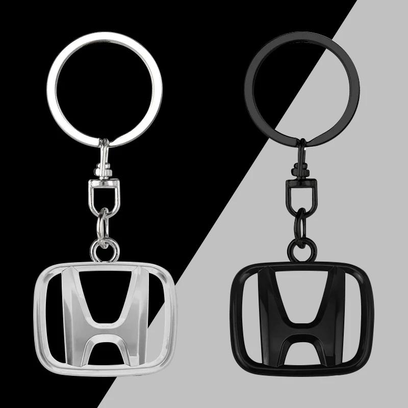 Car Hot 2025 Zinc Alloy Key Ring Keychain Car Logo Accessories For Honda Civic Mugen Accord Odyssey JAZZ CRV Fit Hrv Jazz CBR VT