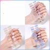 Комбинированный маникюрный пластырь УФ-фототерапия полузастывший полузапеченный гель маникюрная наклейка наклейка на ногти пластырь для ногтей