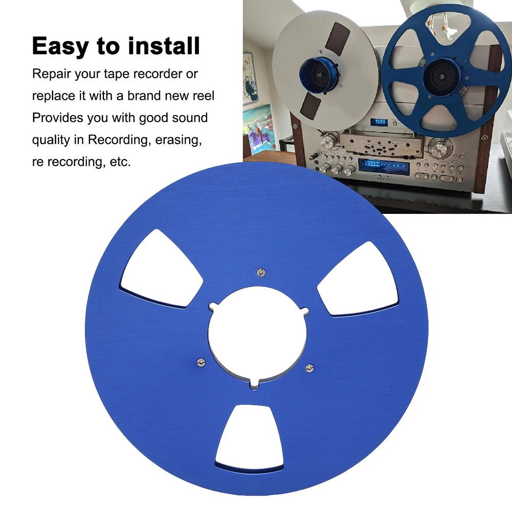 1/4 10,5-дюймовая пустая катушка для ленты из алюминиевого сплава для катушечного магнитофона, запасная часть для открытого магнитофона