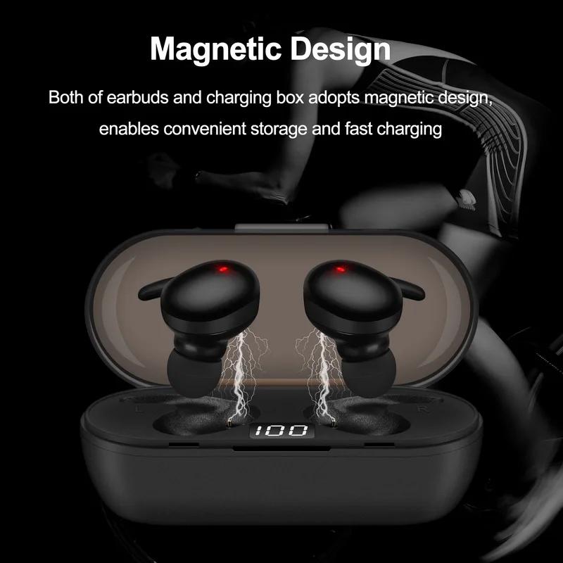 Y30 TWS Wireless Bluetooth headset 5.2 Wireless headphones Earbuds In-ear Noise Reduction Waterproof Headphones for allphones