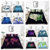 Новая мода Мода Стиль Duver Чехол Набор Уникальный Дизайн Пододеяльник Набор Мальчиков Подростков King Queen Size Роскошные Постельные Принадлежности Костюм Карта Постельные Наборы