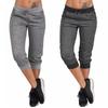 Summer Sports Women Summer Drawstring Capri Pants Jogging?Baggy Harem Trousers