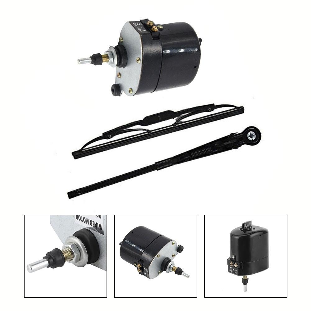 12V Windscreen Wiper Motor Wiper Blade For Fishing-Boat Caravan For Jeep Tractor Fishing Caravan-ATV-UTV 7731000001/0390506510