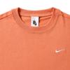 Nike T Shirts Women's Orange Crew Neck Moderate Straight Fit DA0324-863