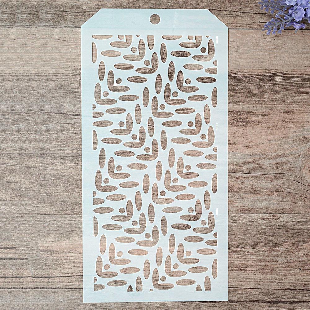 12*24 см DIY ремесло бесшовный трафарет для рисования штамповки для скрапбукинга штампы альбом декоративное тиснение бумажные карты