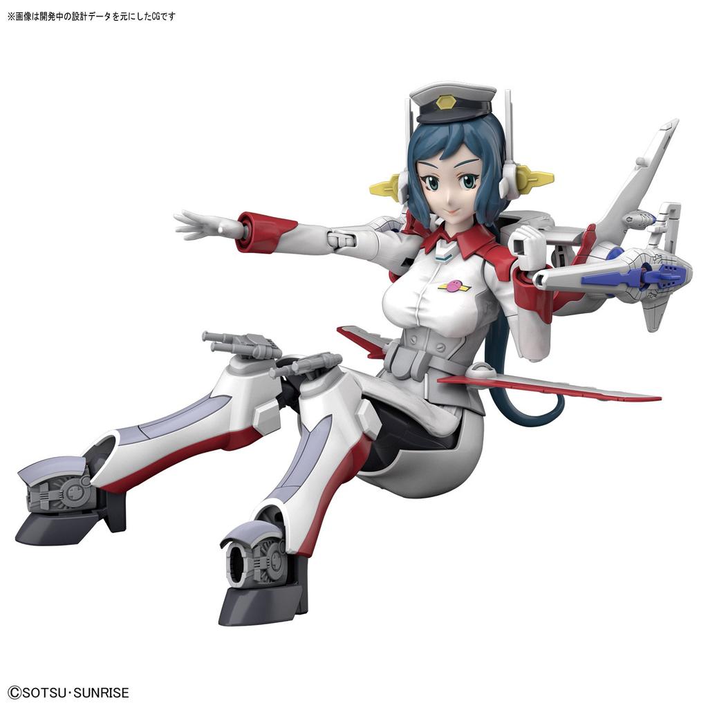 Пластиковая модель HGBF Gundam Build Fighters Lohengrinko, миссис. 1/144 с цветовой кодировкой