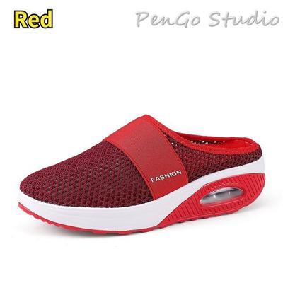 Повседневная обувь, весна 2022, большие размеры Baotou, полутапочки на толстой подошве, женская обувь без шнуровки, женская обувь на плоской подошве на воздушной подушке