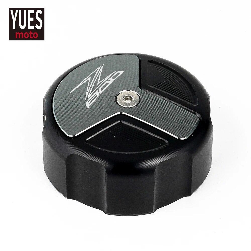 Motorcycle Accessories CNC Front & Rear Brake Fluid Cylinder Master Reservoir Cover Cap For KAWASAKI Z800 2013 2014 2015 2016