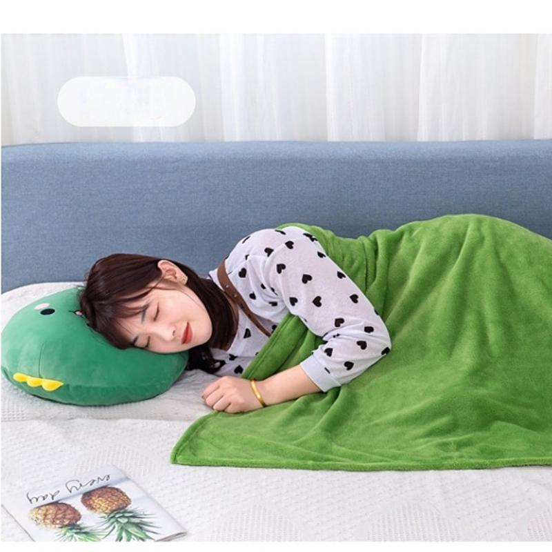 Плюшевая игрушка-подушка-одеяло «два в одном»