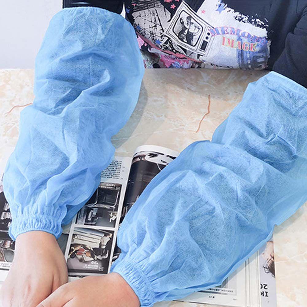 Non-woven Fabrics Long Sleeve Gloves Oversleeve Disposable Oversleeve Sleeve Covers Arm Sleeves