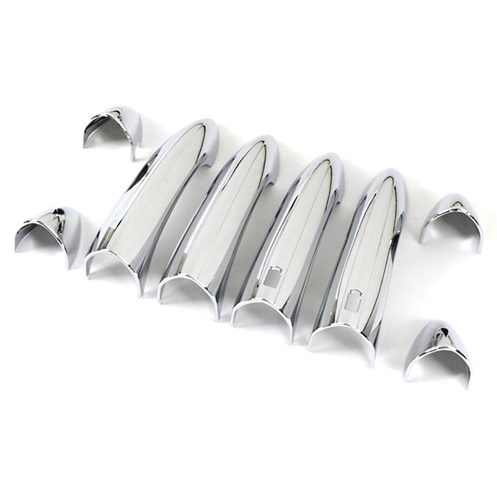 Для Vauxhall Opel Insignia B Astra K Ampera-e Хромированная внешняя дверная ручка Крышка Хромированная Стайлинговая Накладка Литая Рамка