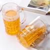 15 Ounces Creative Double Beer cup Mezzanine Summer Fake Thickened Cup With Handgrip Transparent Beer Mugs Trick Props