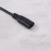 IEC 320 C8 2Pin Male To 2 X C7 Female Y Split Power Cable Около 28 см IEC 320 C7 To C8 Удлинительные шнуры C8 Male To C7 Female Cable
