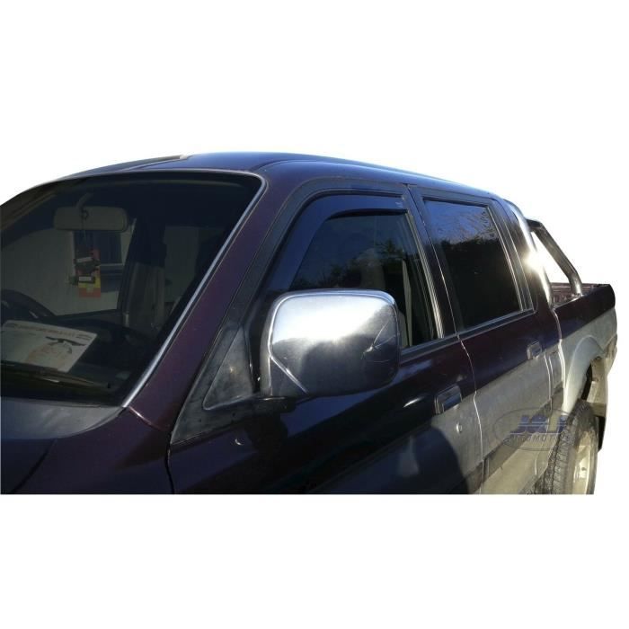 Heko Deflecteurs d'air Déflecteurs de Vent J&J AUTOMOTIVE Automotive Pour Mitsubishi L-200 4-Porte 1999-2006