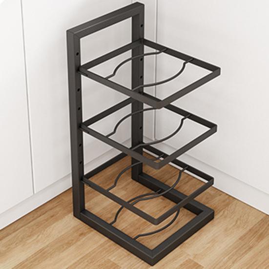 Полка для кастрюли, держатель для крышки кастрюли, нержавеющий, прочный, несущая нагрузку, регулируемая по высоте, универсальная стойка для крышки кастрюли, многофункциональный кухонный органайзер