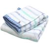 Certified Bath Towel Hiorie Border Jacquard Lyric Set of 2 Blue Made In Japan Imabari Brand Quick Dry Cotton Cotton 100%