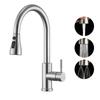 Chuchuang Jingpin 304SS Black Kitchen Faucet with Knife Holder