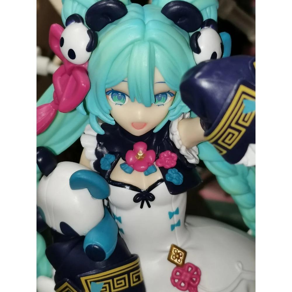 18CM Anime Hatsune Miku Figure National Style Fashion Panda MODERNCHINA Model Toy Gift Collection Action Figure PVC