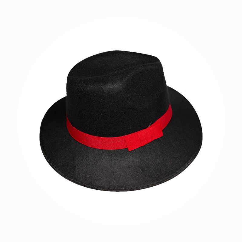 Мужской черный набор федора и халата: Длинное платье и шляпа-магический реквизит