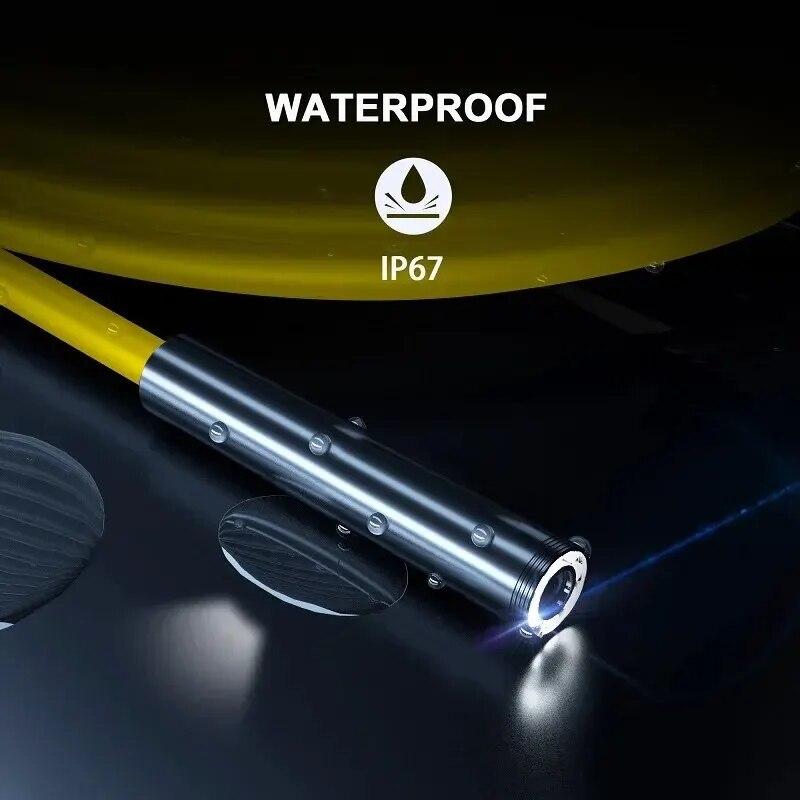 Wi-Fi эндоскопическая камера 8 мм HD1200P IP67 водонепроницаемый USB-бороскоп для осмотра с регулируемым светодиодом для Android IOS Iphone PC