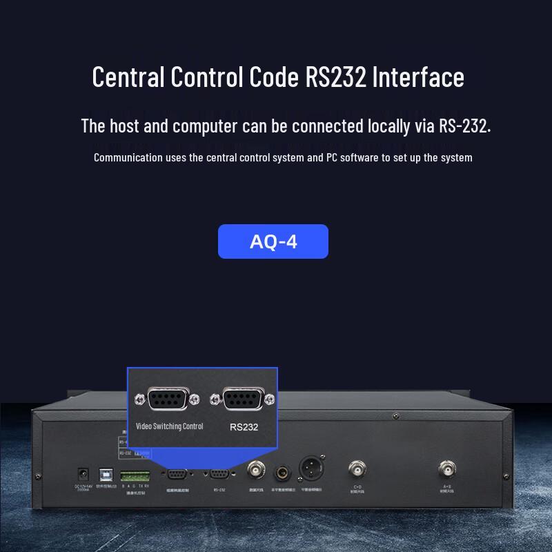 Weishu AQ-4C Wireless 1-to-4 Video Tracking Conference Microphone System (CN version)