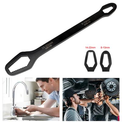 Для велосипеда, мотоцикла, автомобиля, гаечный ключ Torx, регулируемый ключ для очков, инструменты для ремонта, гаечный ключ с храповым механизмом, универсальный автомобильный стайлинг, 45#, нержавеющая сталь 8-22 мм