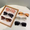 Солнцезащитные очки Y2k без оправы Мужские Модные Градиентные Повседневные Очки Женские Трендовые Двойной Мост Дизайн Бренда Декоративные Солнцезащитные Очки
