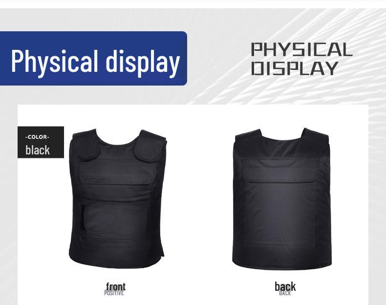 Охранник Безопасность Дежурный Противоударный Жилет – Устойчивый к порезам, Жесткая Защитная Одежда для Спины