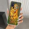 Чехол для телефона с дизайном «Поцелуй» Густава Климта для Samsung Galaxy A52 A32 A22 A12 A02S A50S A30S A10S Note 20 Ultra 10 Plus S10 A31 A20 A