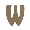 Capital Letter W In MDF Wood To Decorate - 8 Cm