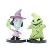 6pcs/10pcs Nightmare Before Christmas Jack Jack Skellington / Freddy Krueger Bobble Head PVC Action Figure Doll Collection Toy