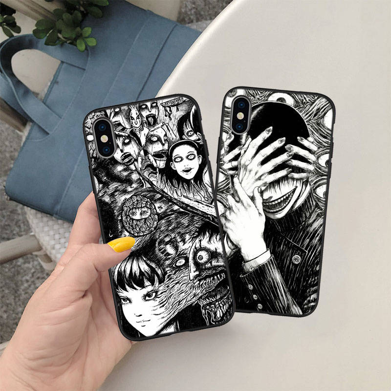 IR15 Junji Ito Tomie Case for Samsung A06 A35 A25 A24 A15 A05S A05 M55 M35 M15 A02 A12 A13 A10 A16 A20 A30 A22 A31 A32 A33 A42 A50