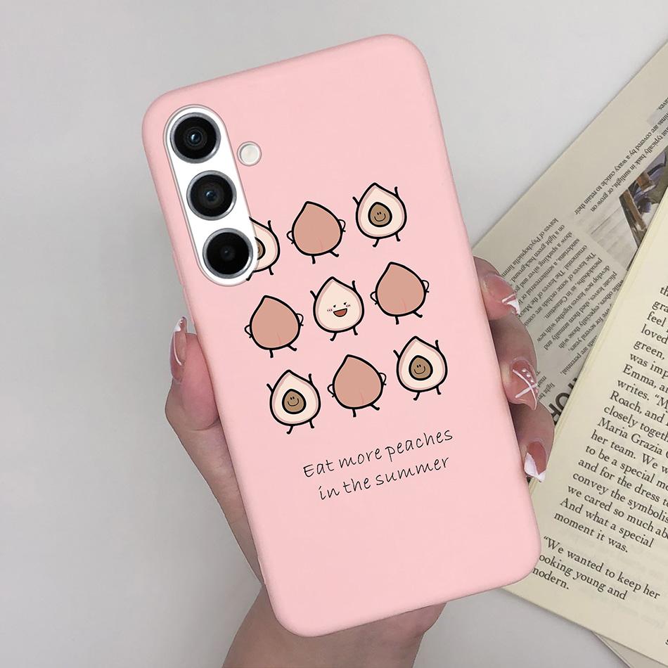 For Samsung A54 5G Case Cute Soft Silicone TPU Back Cover For Samsung GalaxyA54 A 54 Phone Case on SamsungA54 Coque Bumper Funda