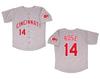 #14 Rose Cincinnati Gray 3D AOP Outdoor Sport Training Shirt Breathable Top Fashion Casual Street Clothing Comfortable Soft Short Sleeve